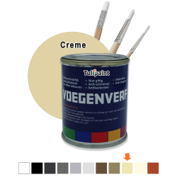 Fugefarve 125ml 11 farver + Penselst 