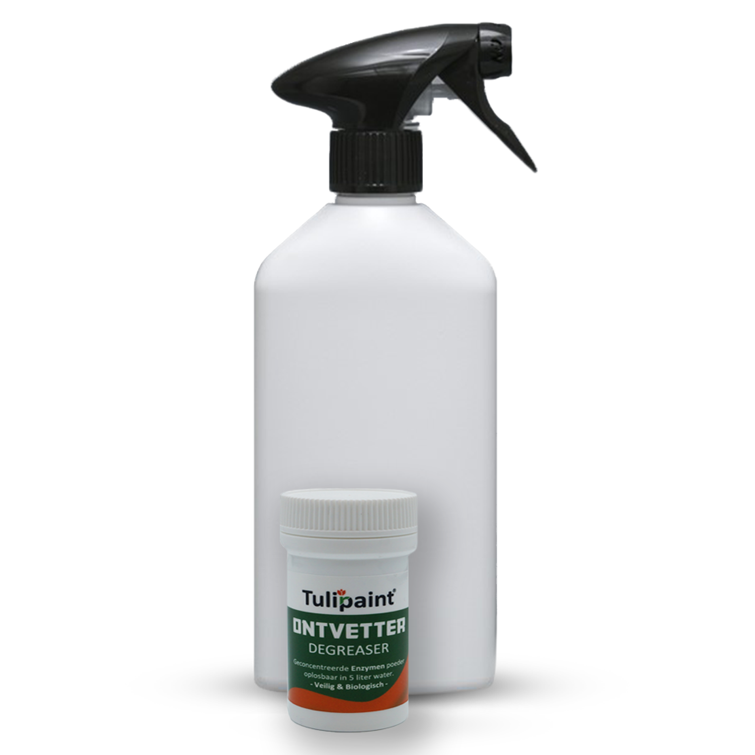 Bio+Eco Affedtningsmiddel + Tom sprayflaske